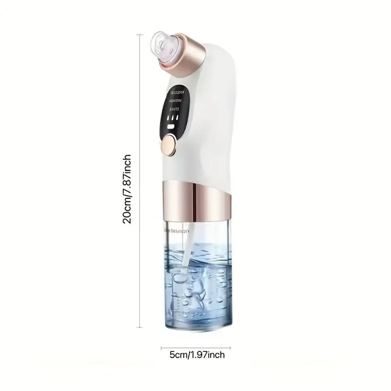 Nettoyeur Point Noir Hydratant avec Écran LED et Effet Bulles
