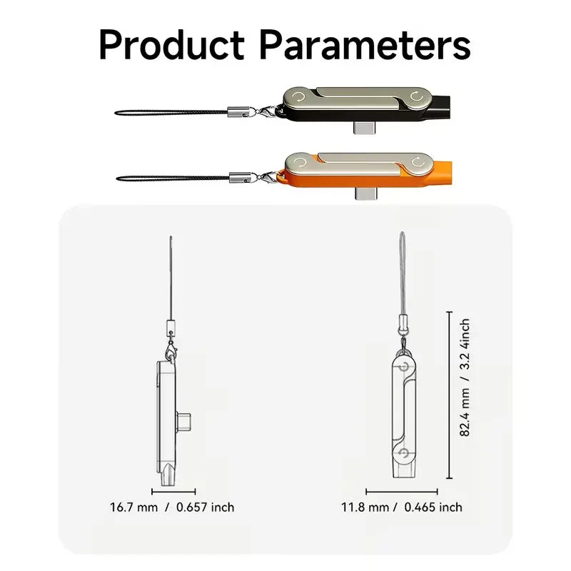Support Téléphone 2-en-1 pour Visionnage et super Recharge(240W)