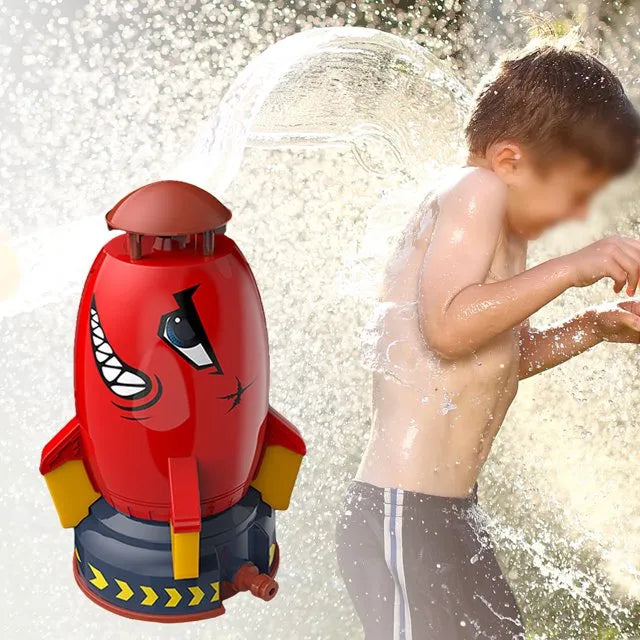 Fusée Arroseur Rotative 360° – Jeu d’Eau Extérieur pour Enfants