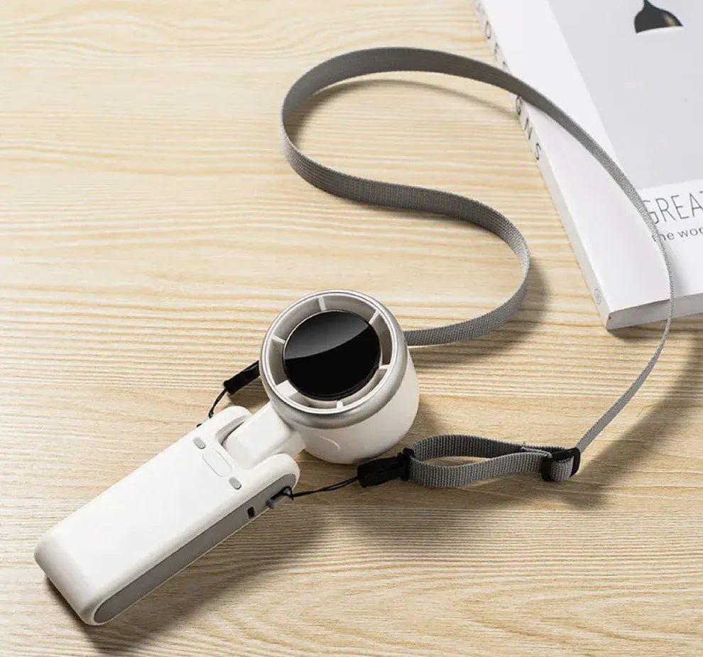 Ventilateur de Poche Intelligent – Écran LED et Design Pliable