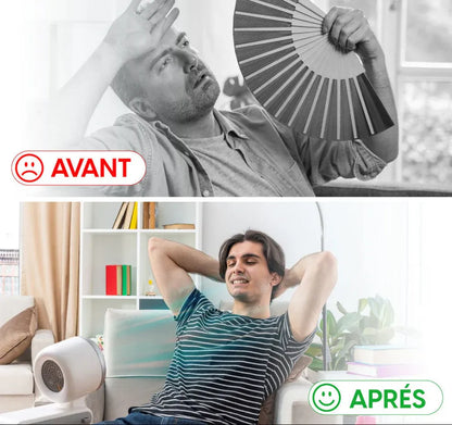 Ventilateur de Poche Intelligent – Écran LED et Design Pliable