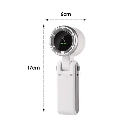 Ventilateur de Poche Intelligent – Écran LED et Design Pliable