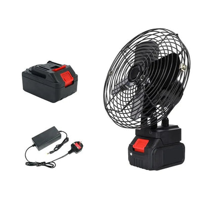 Ventilateur Sans Fil 48V Portable en Métal Compatible Batterie Makita