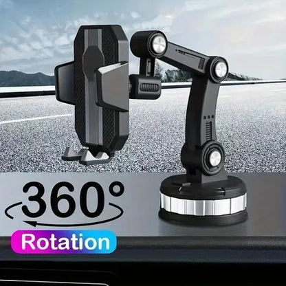 Support Téléphone Universel avec Bras Extensible et Rotation Complète 360°