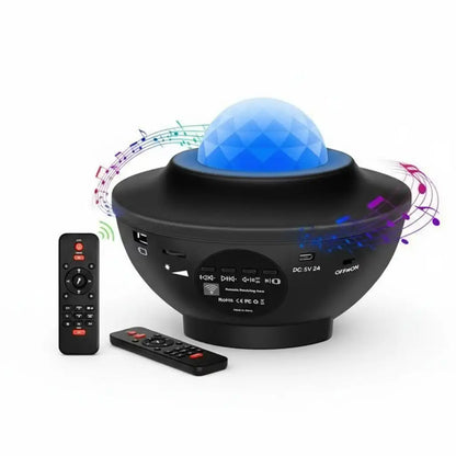 Projecteur d’Ambiance pour Chambre avec Ciel Étoilé Multicolore et Télécommande