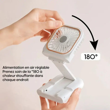 Ventilateur Portable 3-en-1 – Fraîcheur Instantanée