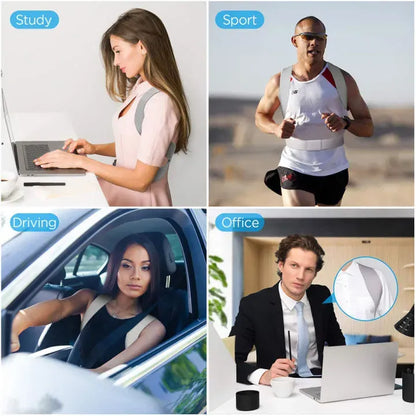Correcteur de Posture Confortable pour un Dos Plus Droit