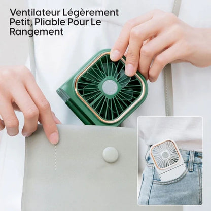 Ventilateur Portable 3-en-1 – Fraîcheur Instantanée