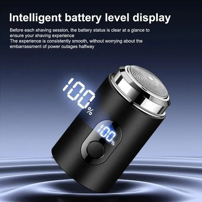 Rasoir Électrique Portable Étanche avec Écran LED Intelligent