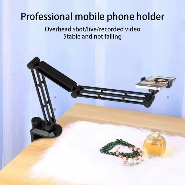 Support Téléphone et Tablette 360° avec Bras Flexible et Réglable