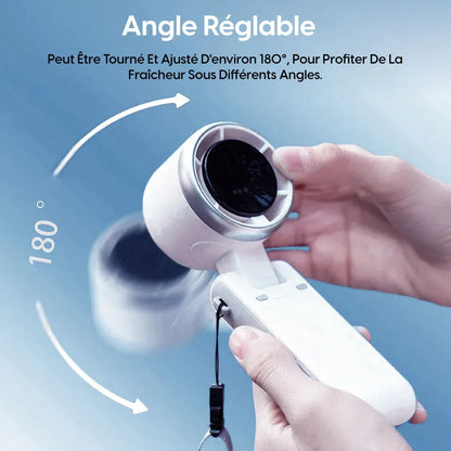 Ventilateur de Poche Intelligent – Écran LED et Design Pliable
