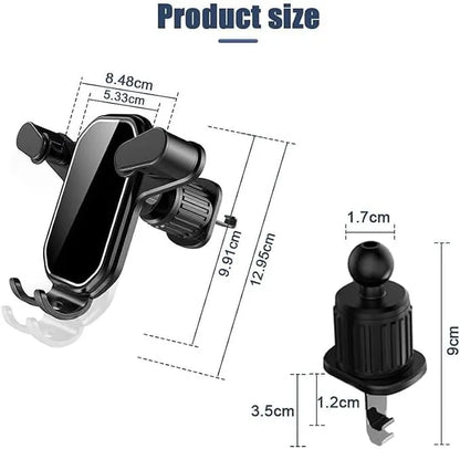 Support Smartphone Voiture Automatique Rotatif 360° à Fixation Rapide