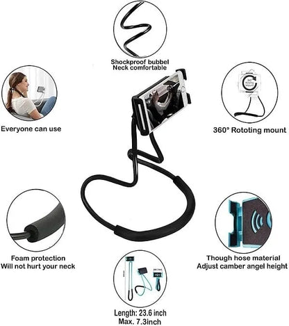 Support de Téléphone Flexible Tour de Cou avec Angle Réglable