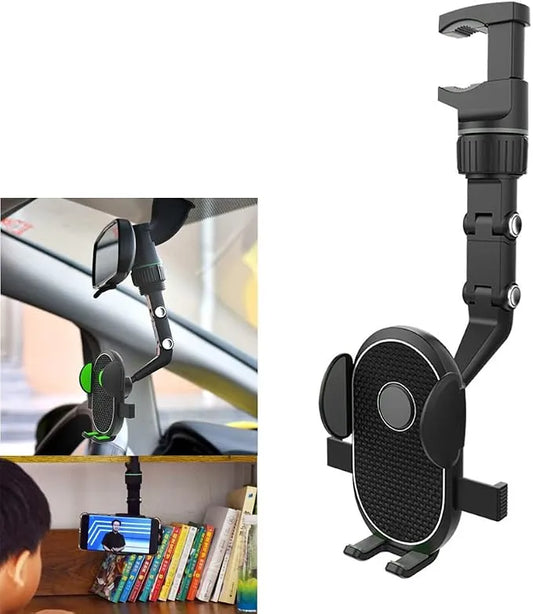 Support Téléphone 360° pour Voiture – Rotation Complète et Fixation Stable