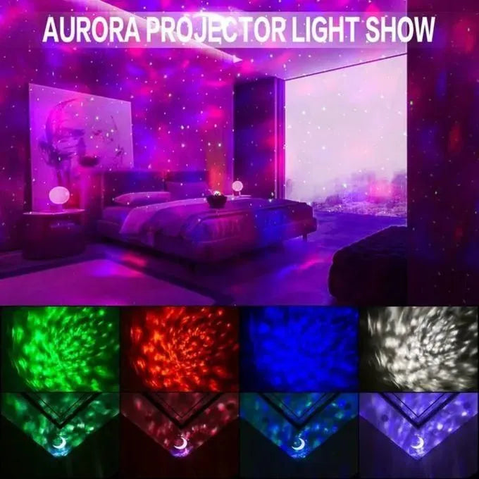 Projecteur d’Ambiance pour Chambre avec Ciel Étoilé Multicolore et Télécommande