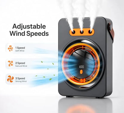 Ventilateur 2 en 1 Multifonction avec Brume Rafraîchissante et Air Puissant