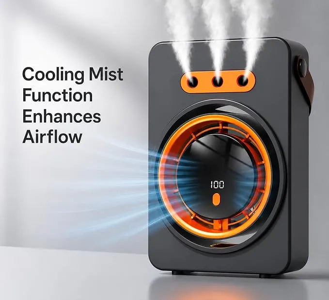 Ventilateur 2 en 1 Multifonction avec Brume Rafraîchissante et Air Puissant