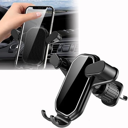 Support Smartphone Voiture Automatique Rotatif 360° à Fixation Rapide