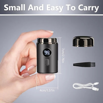 Rasoir Électrique Portable Étanche avec Écran LED Intelligent