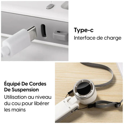 Ventilateur de Poche Intelligent – Écran LED et Design Pliable
