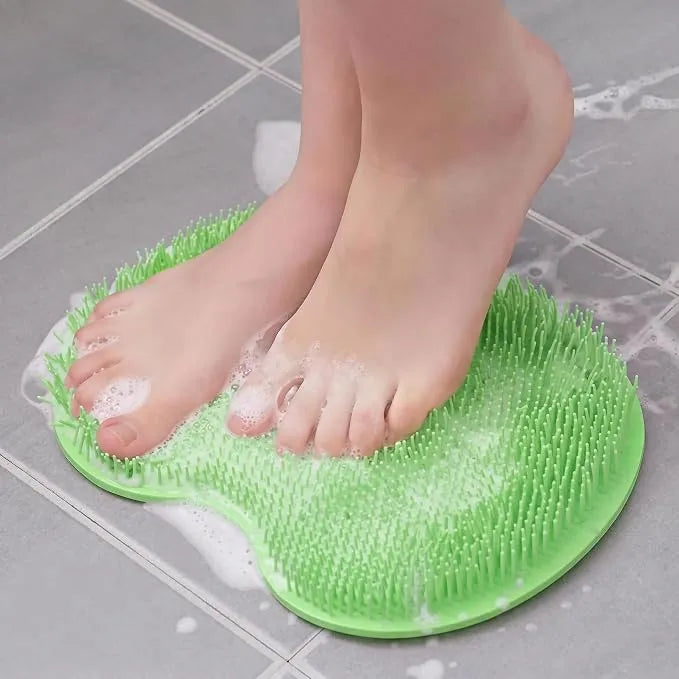 Brosse de Nettoyage et Massage en Silicone avec Ventouses Antidérapantes