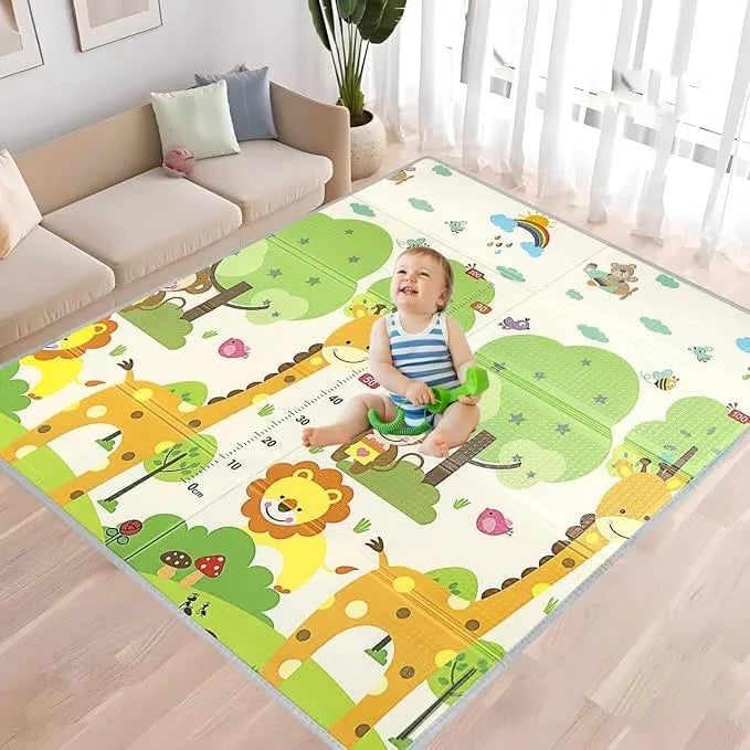 Tapis de Jeu pour Enfant avec Motifs Éducatifs et Surface Douce (2m/160cm)