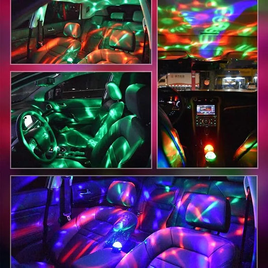 Projecteur Disco USB pour Voiture