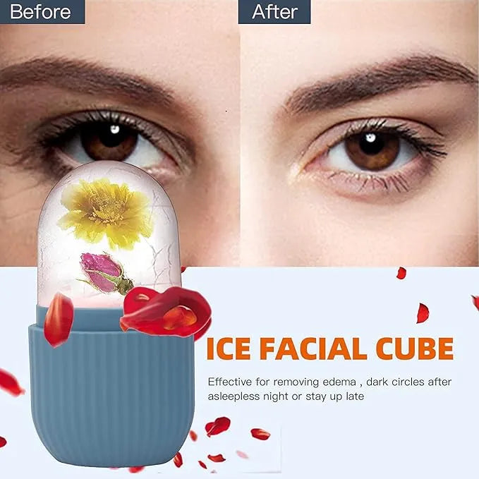 Roller de Glace pour le Visage – Soin Naturel et Effet Rafraîchissant Immédiat