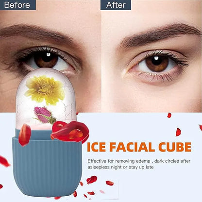 Roller de Glace pour le Visage – Soin Naturel et Effet Rafraîchissant Immédiat