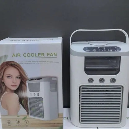 Ventilateur Portable 3 Vitesses avec Brumisateur et Batterie USB Rechargeable