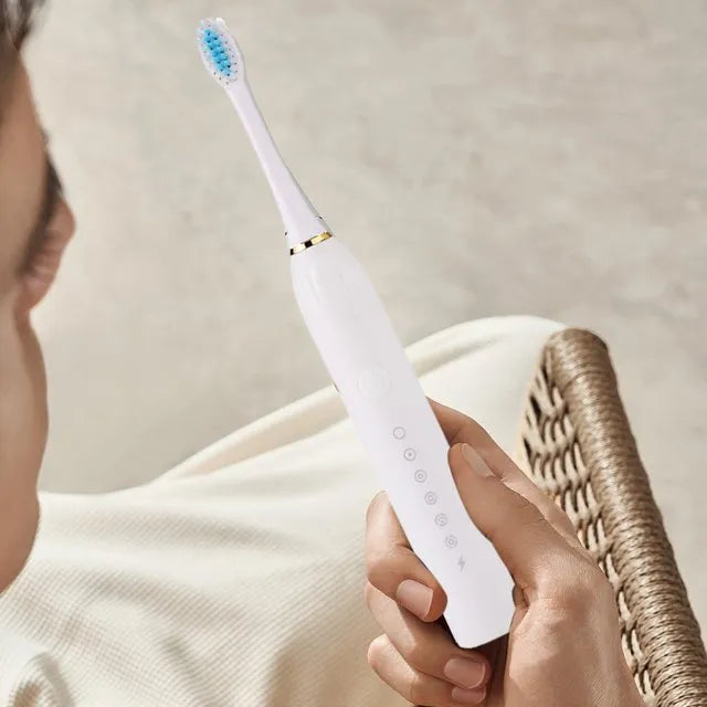 Brosse à Dents Électrique 6 Modes pour un Sourire Éclatant