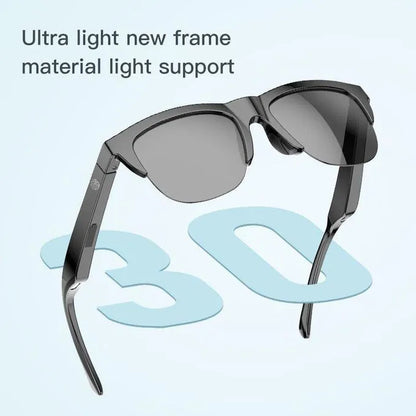 Lunettes Audio Intelligentes Sans Fil avec Protection UV