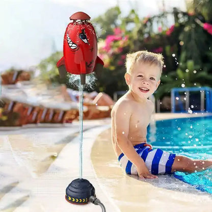 Fusée Arroseur Rotative 360° – Jeu d’Eau Extérieur pour Enfants