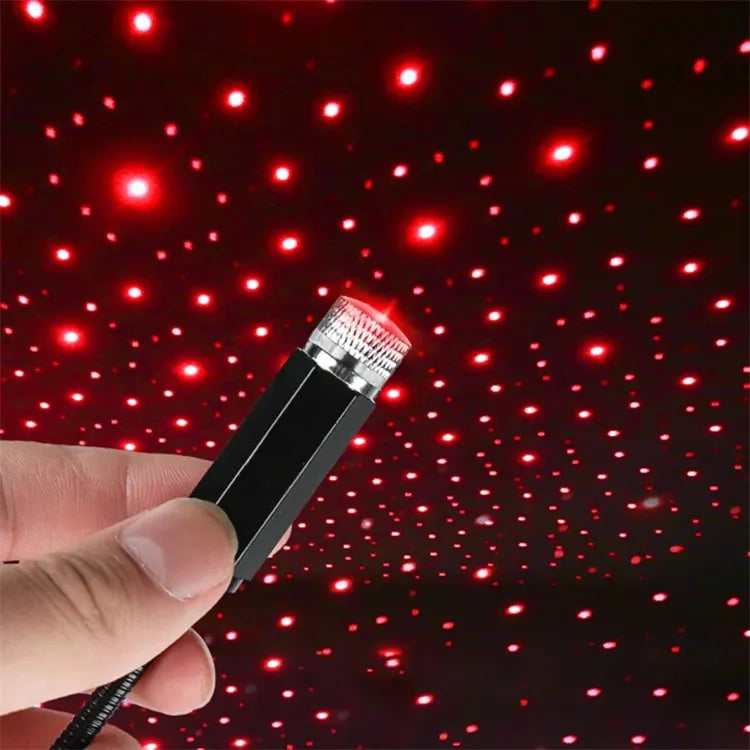 Projecteur d'Étoiles USB pour Voiture avec 3 Modes d'Éclairage