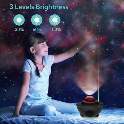 Projecteur d’Ambiance pour Chambre avec Ciel Étoilé Multicolore et Télécommande