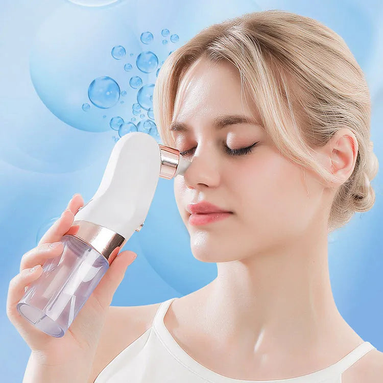 Nettoyeur Point Noir Hydratant avec Écran LED et Effet Bulles