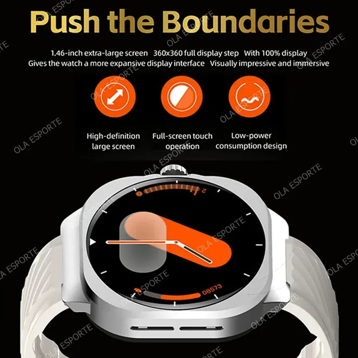 Montre (Aimb z19 smart) Connectée avec Écouteurs Bluetooth Intégrés et Recharge dans la Montre