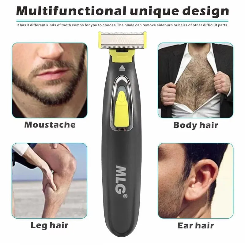 Tondeuse à Barbe Professionnelle pour un Rasage Sécurisé Sans Coupures