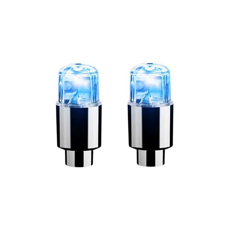 2PCS Lumières Valve LED pour Moto et Vélo