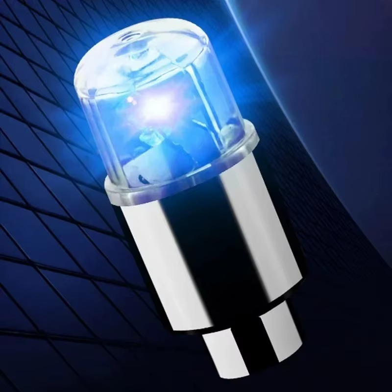 4PCS Bouchons de Valve LED pour Voiture – Élégance et Originalité