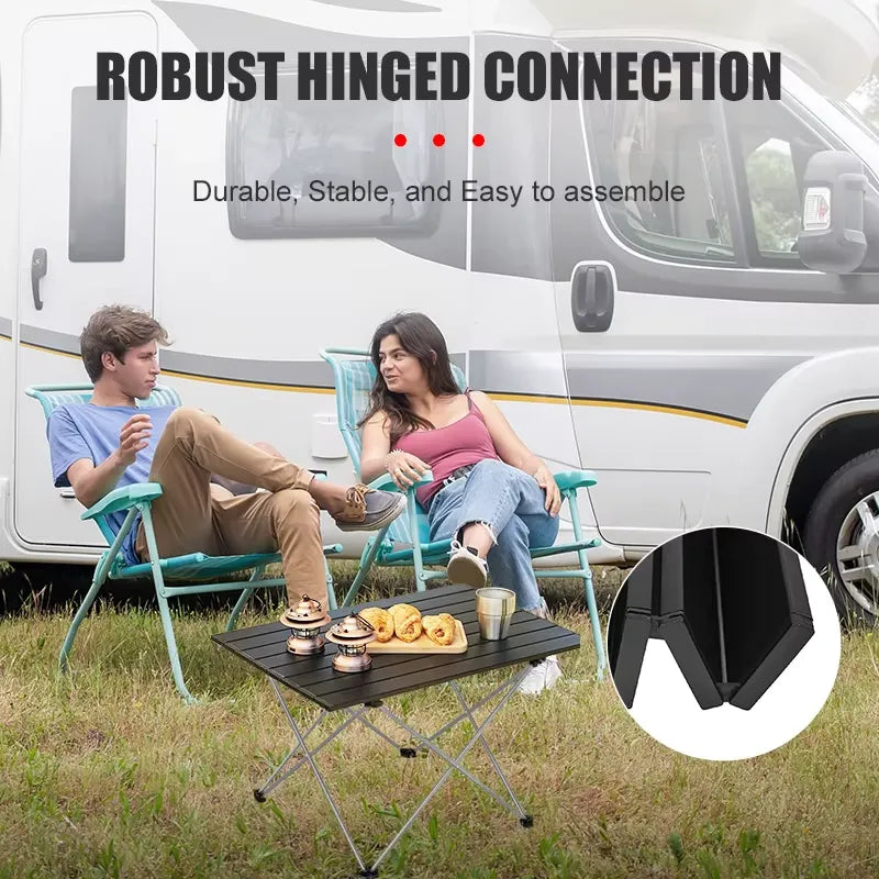 Table de Camping Pliante Facile à Transporter et à Utiliser