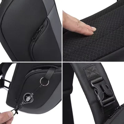 Sac Bandoulière Léger et Imperméable pour Voyage, Travail et Randonnée