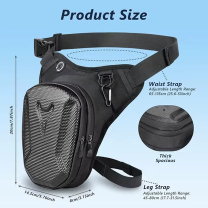 Sac de Cuisse Multifonction avec Plusieurs Poches de Rangement
