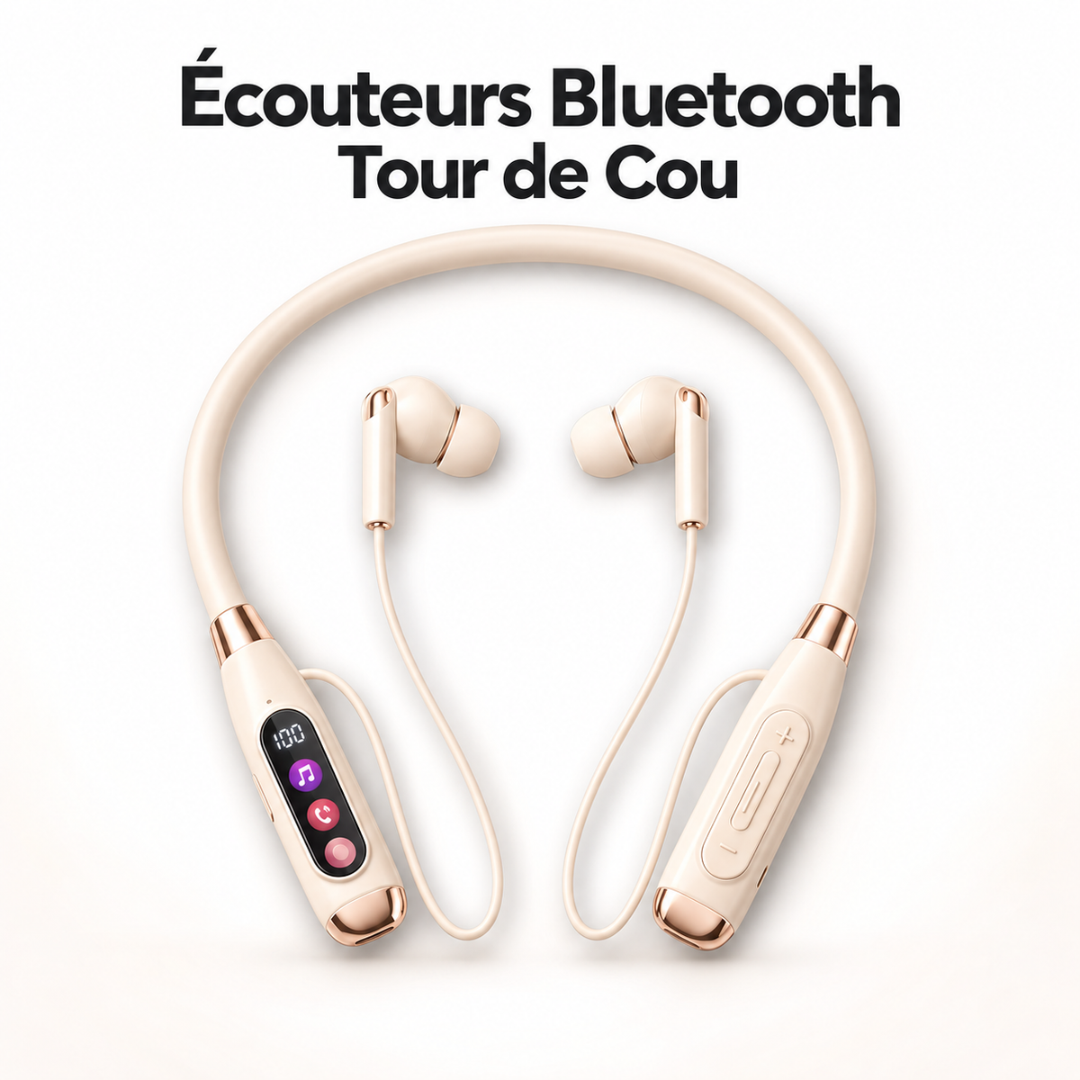 Écouteurs Bluetooth KIN KL-126 avec Radio FM et Carte TF