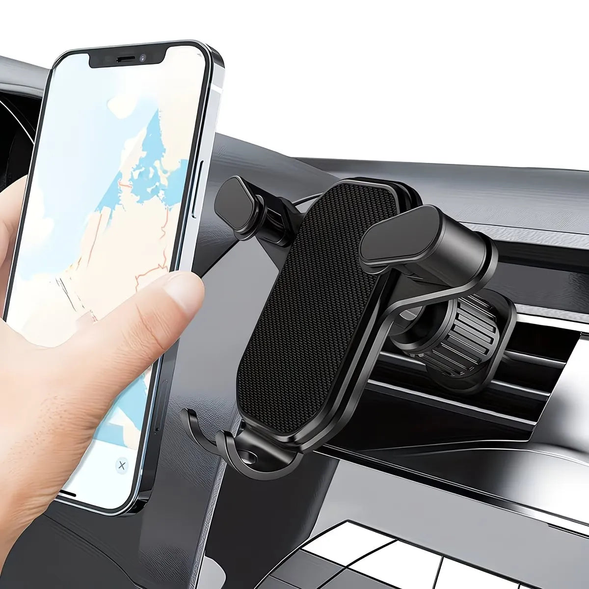 Support Téléphone Voiture Rotatif 360° – Fixation Stable et Anti-Vibration
