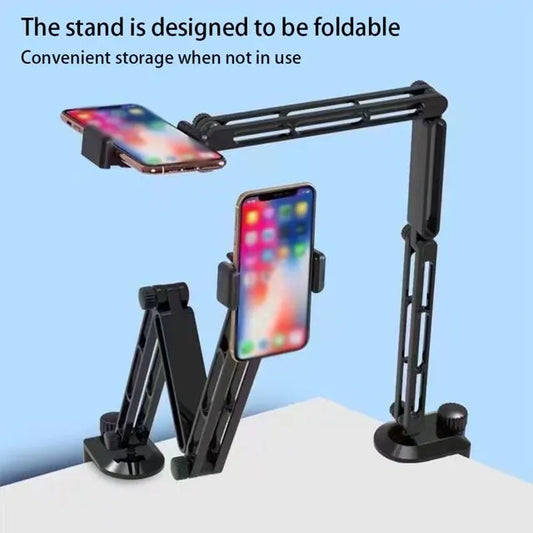 Support Téléphone et Tablette 360° avec Bras Flexible et Réglable