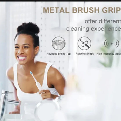 Brosse à Dents Électrique 6 Modes pour un Sourire Éclatant