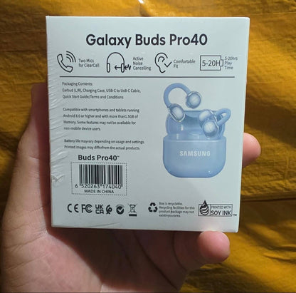 Écouteurs galaxy buds 40 pro - à fixer sur le côté de l’oreille