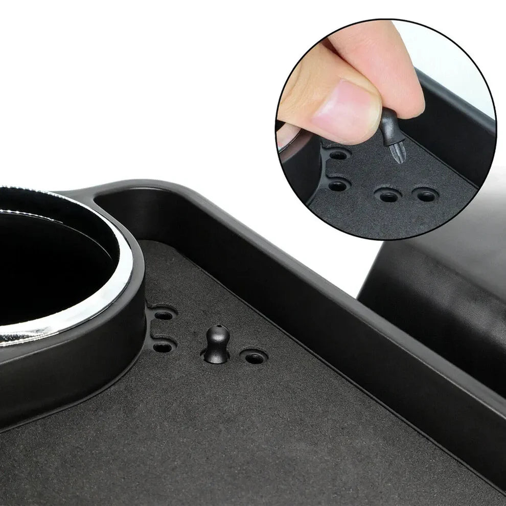 Organiseur multifonction arrière – Porte-gobelet, téléphone