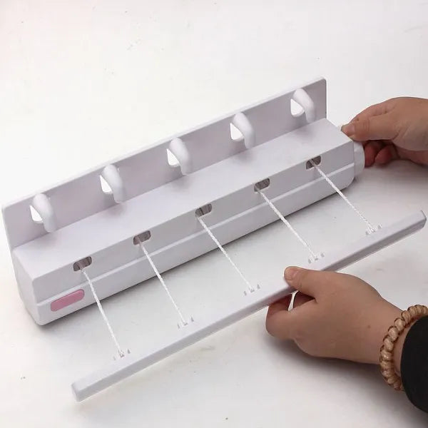 Séchoir Mural Rétractable pour Gagner de l’Espace et Organiser la Maison